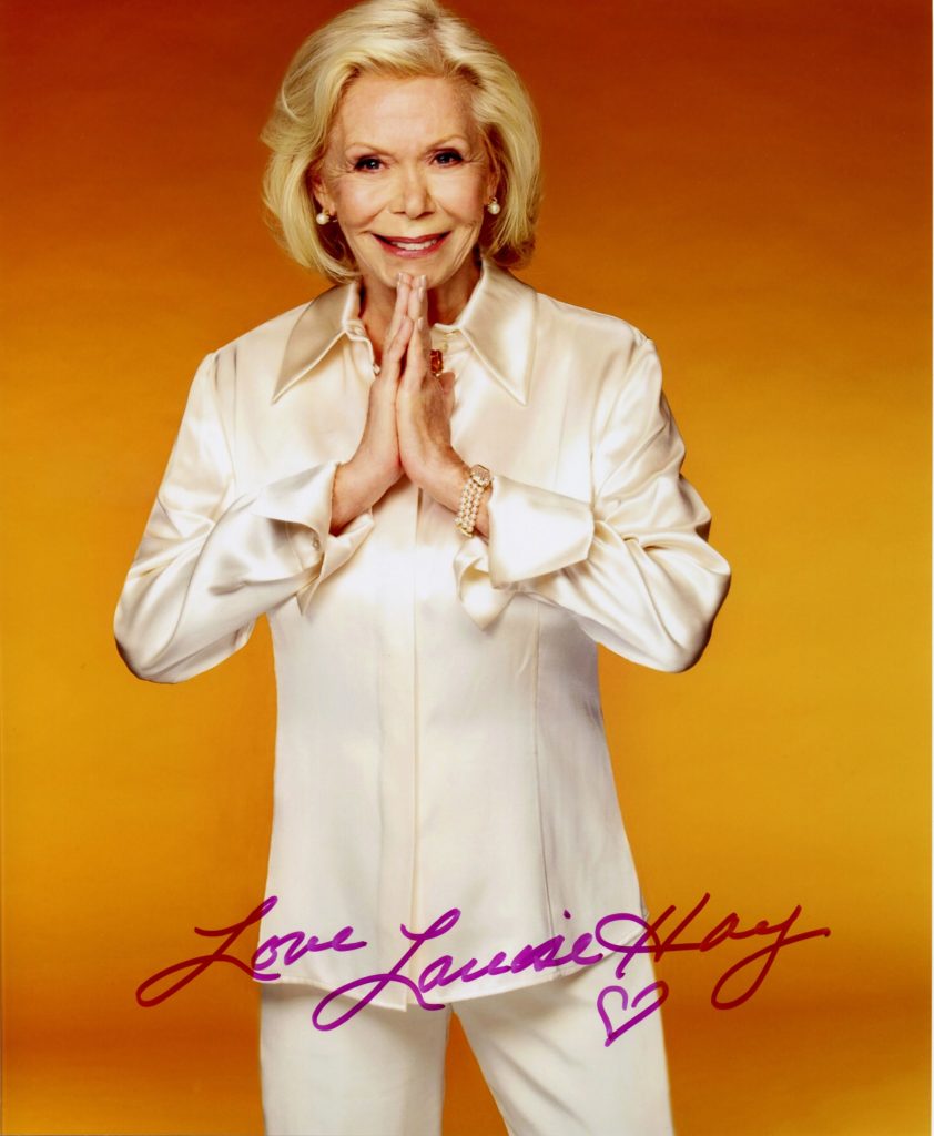 Image of Louise Hay in connection to my blog, Do you ever think "I'm too old"?