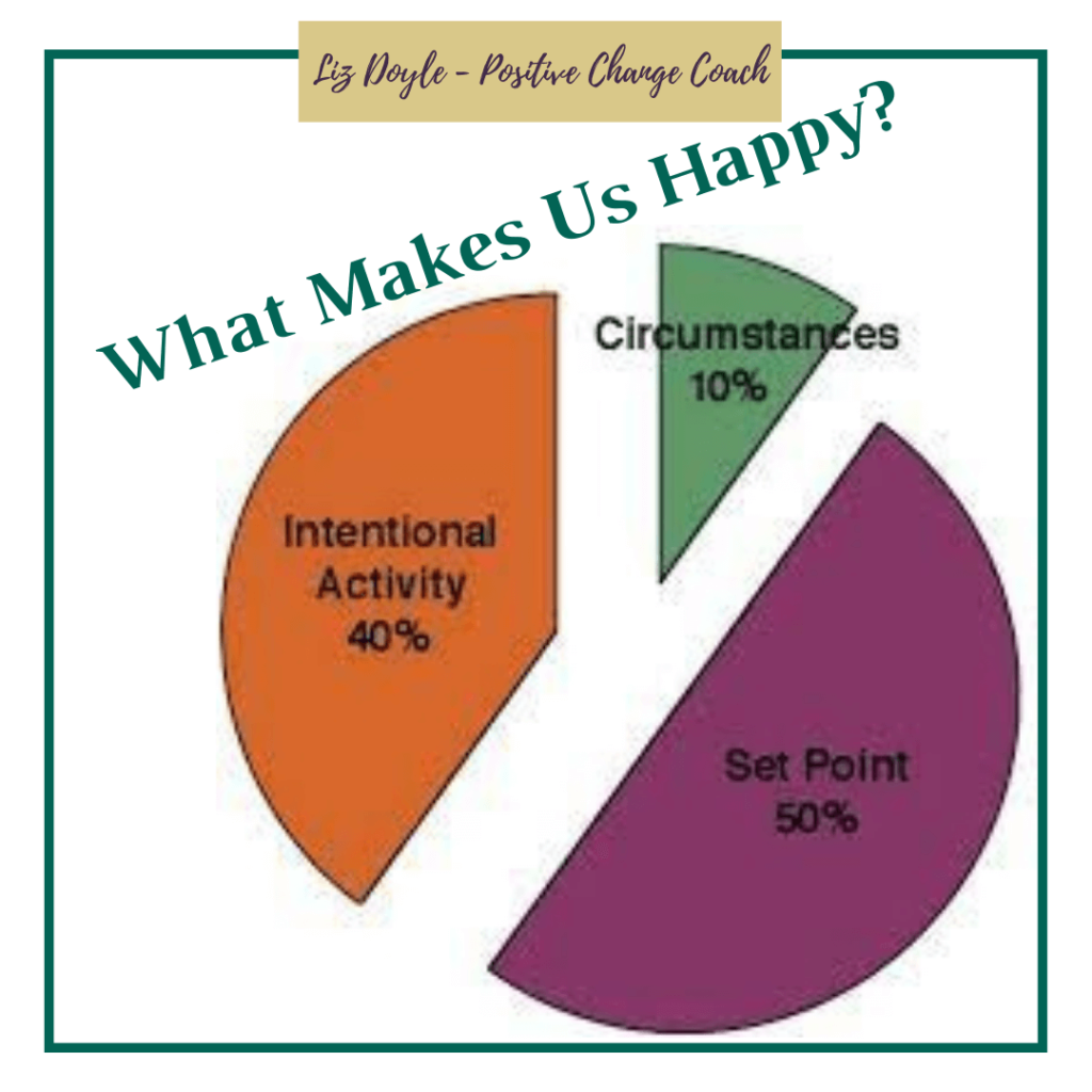 Pie Chart with What Makes Us Happy